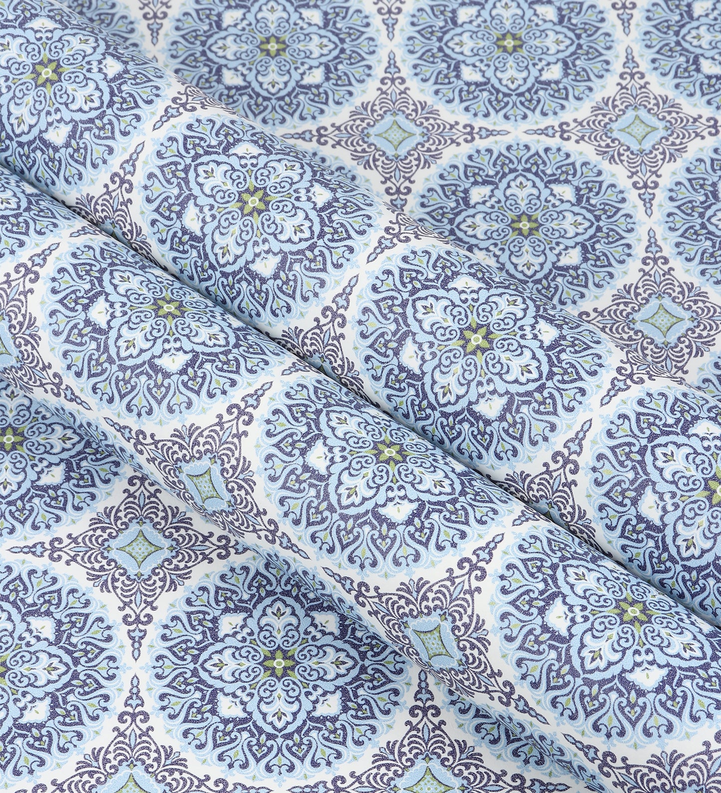 Flamenco Blue Circular Design  Wallpaper 320735