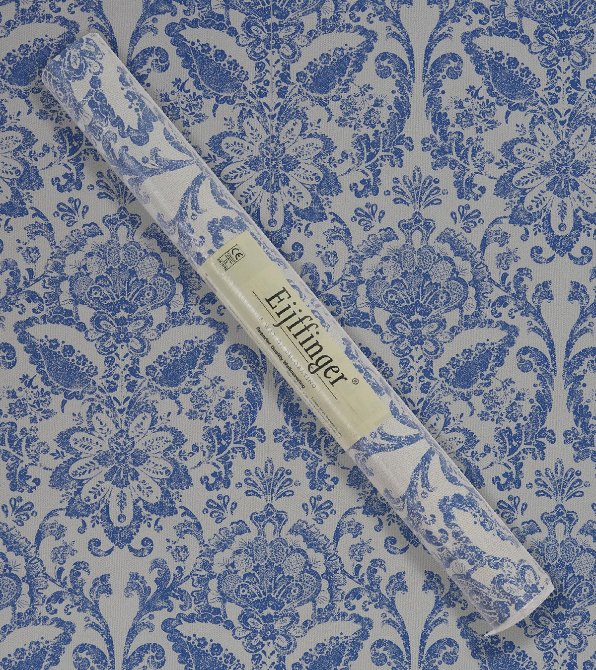 American Classic Azure Blue Baroque  Wallpaper 330805