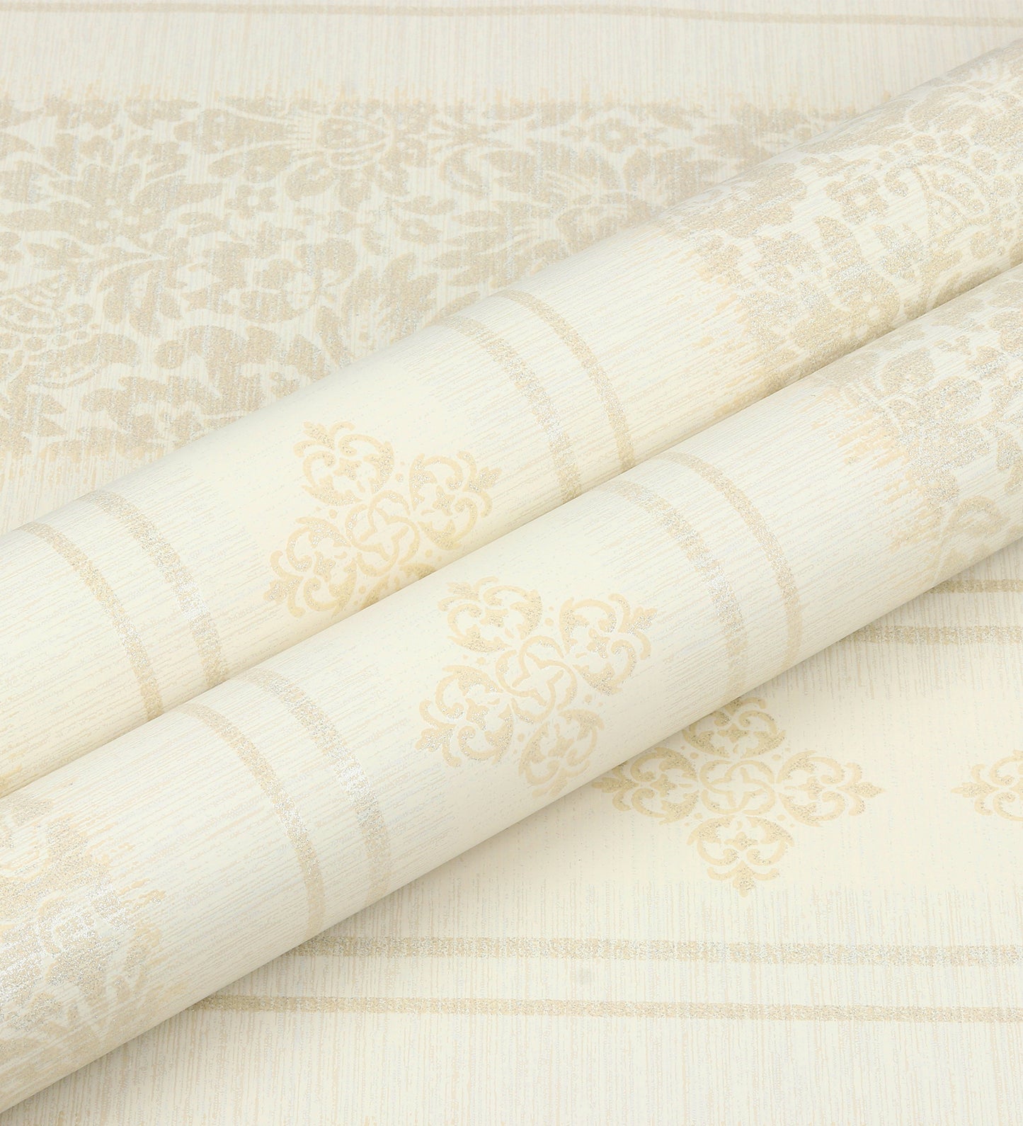 Lyndhurst Beige Baroque Design Wallpaper 331902