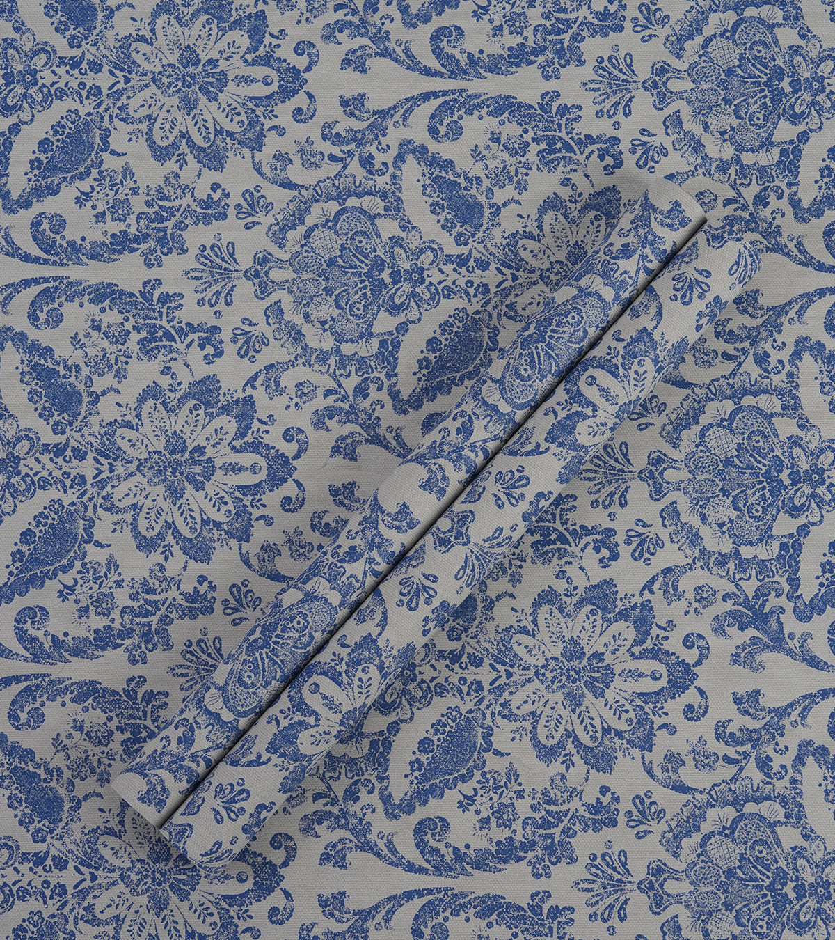 American Classic Azure Blue Baroque  Wallpaper 330805