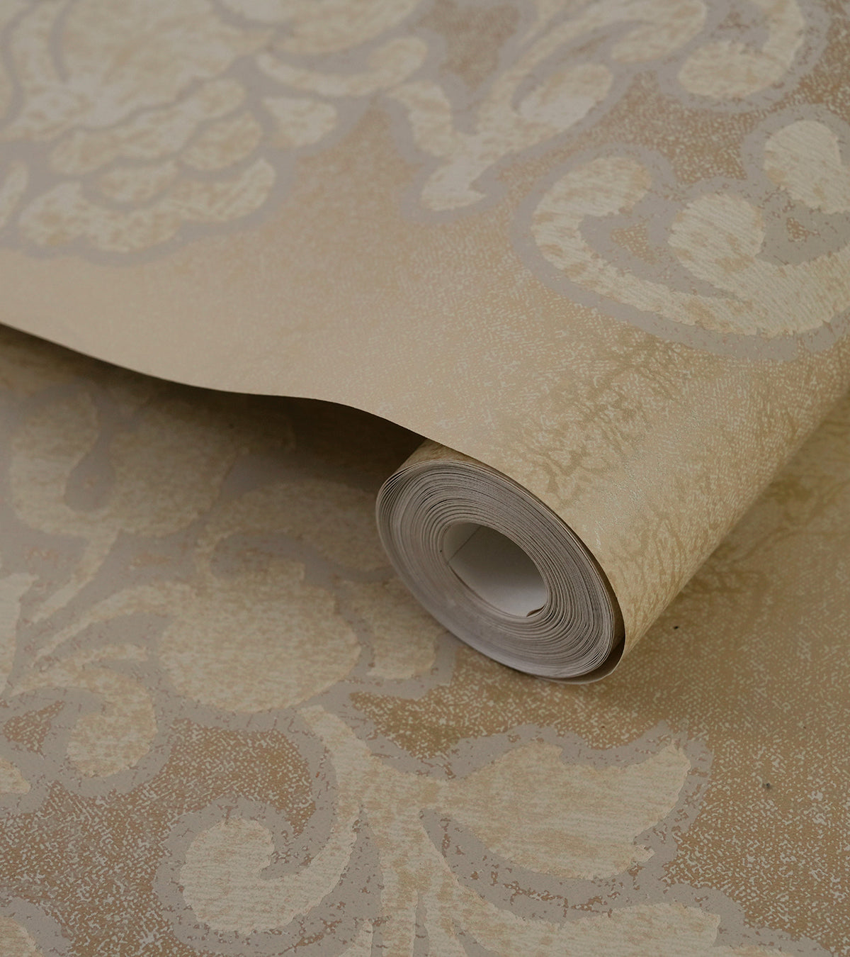 American Archive Dappled Gold Baroque Wallpaper 331781
