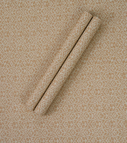 American Archive Rugged Brown Scroll Wallpaper 331754
