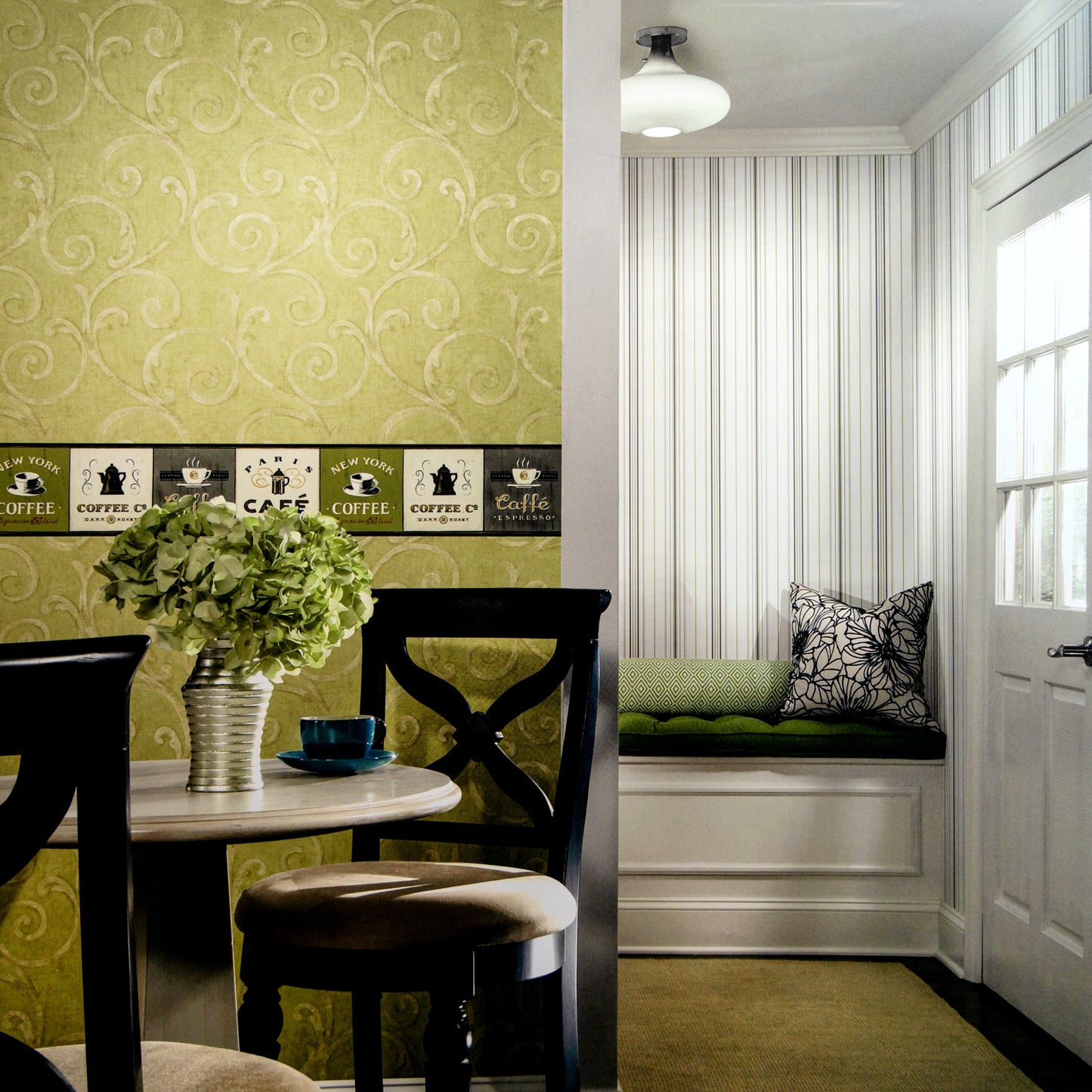 American Classic Black Gray Barcode Stripes Wallpaper 330834