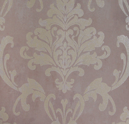 Lyndhurst Grey Damask Design Wallpaper 331912