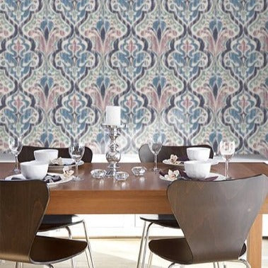 Flamenco Multicolored Floral Design Wallpaper 320744