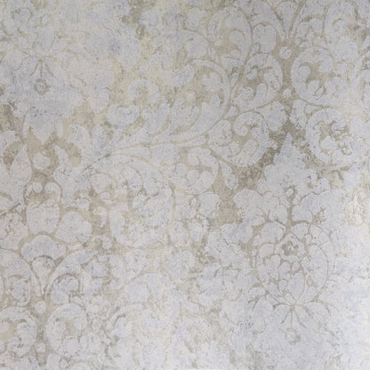 American Archive Sage Flocked Baroque Moire Wallpaper 331768